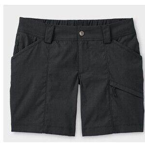 Duluth Trading Co. Dry On The Fly Cargo Shorts Size 12 Black 7” Inseam